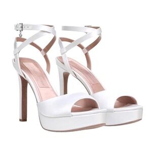 Pnina Tornai for Naturalizer White‎ Women's High Heel Platform Sandals